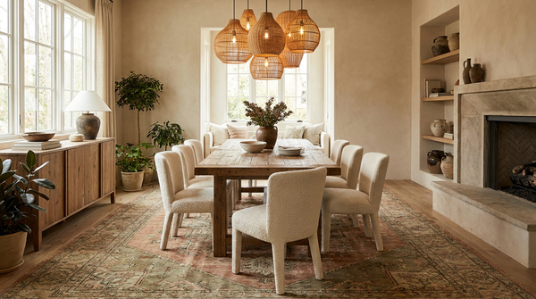 What Size Rug for Under a Dining Table? (Size Guide)