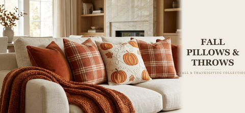 Fall Pillows & Throws