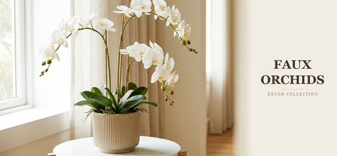 Faux Orchids
