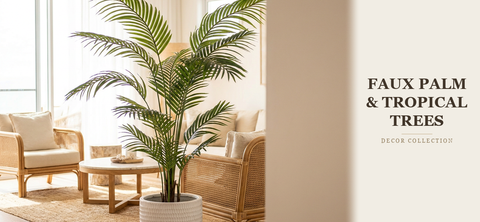 Faux Palm & Tropical Trees