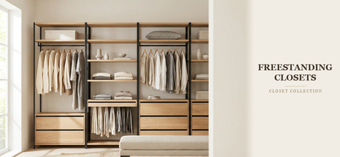 Freestanding Closets & Portable Wardrobes