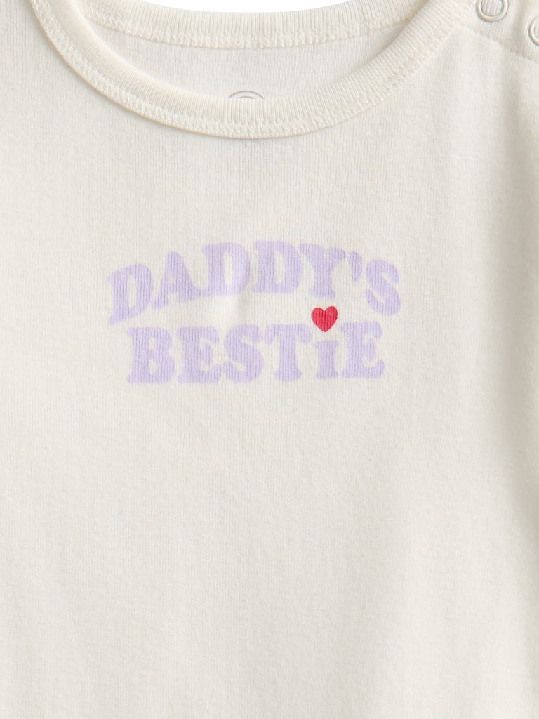 Baby Girls Graphic Tee and Shorts Outfit Set, 6-Piece