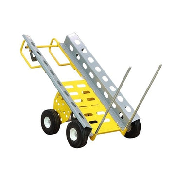 Mantis Hand Truck – 800 lb Capacity, 4 Flat-Free Wheels, Chair Pallet Compatible