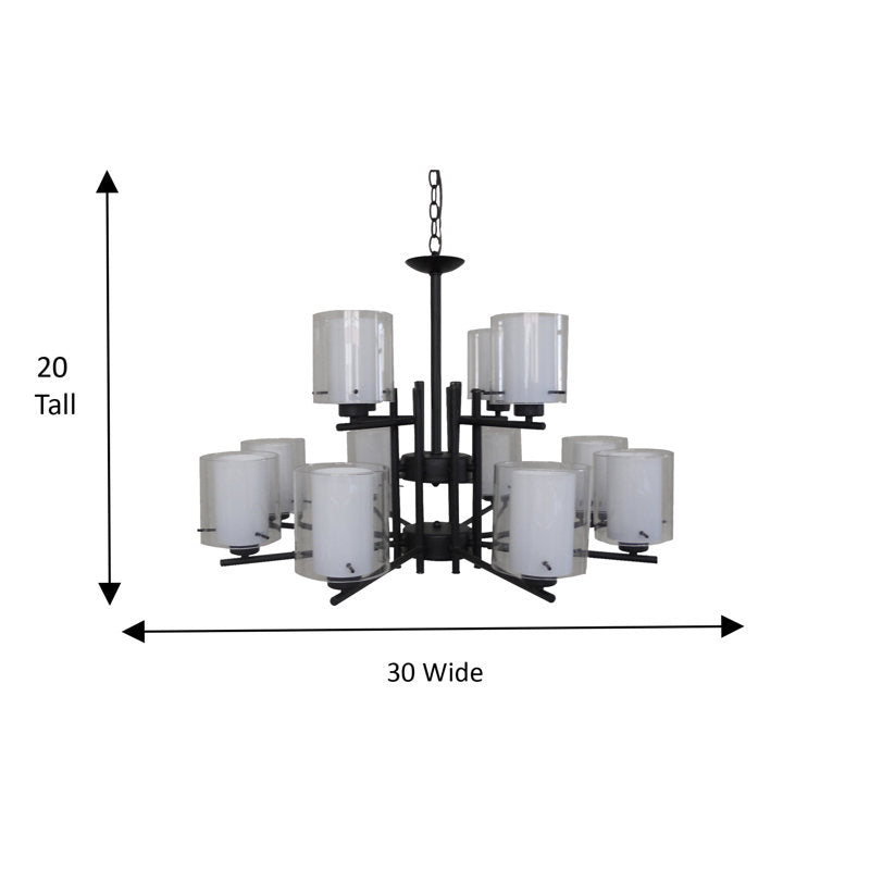 Jolie 5 - Light 17W Dimmable Lantern Drum Chandelier