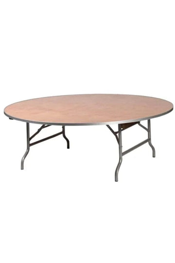 Scratch and Dent Kids 60" (5 Foot) Round Heavy Duty Plywood Folding Banquet Table