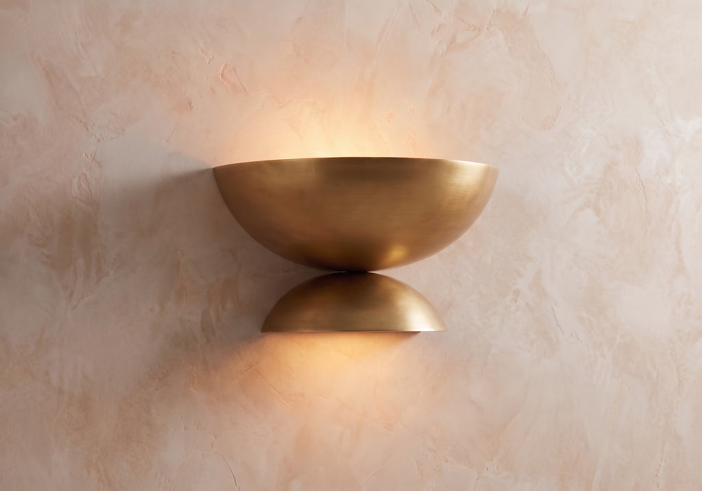 Inspired Cosmic Style 12" Wall Sconce Lacquered Burnished Brass - Main Product View