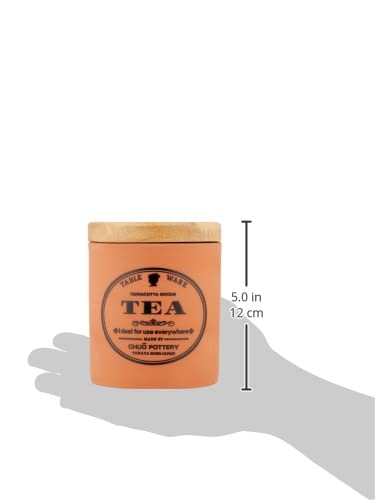 Mino Ware K60707 Terracotta Canister Tea