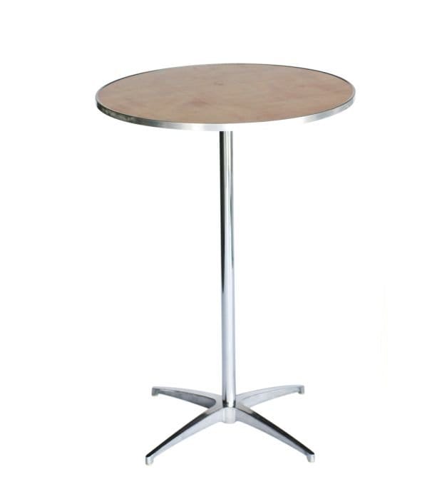 12 Metal 30" (2.5 Foot) Round Cocktail Table Kits + Cocktail Table Cart