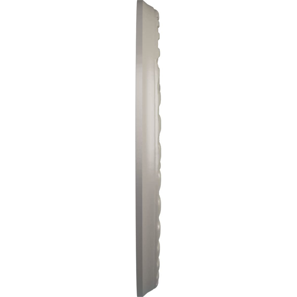 Palmetto Ceiling Medallion, Pearl White