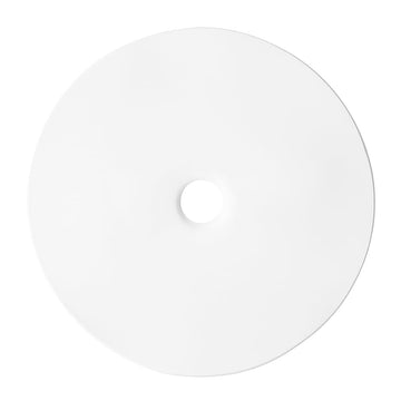 2.3" White Backplates of Bifold Closet Door Cabinet Knob
