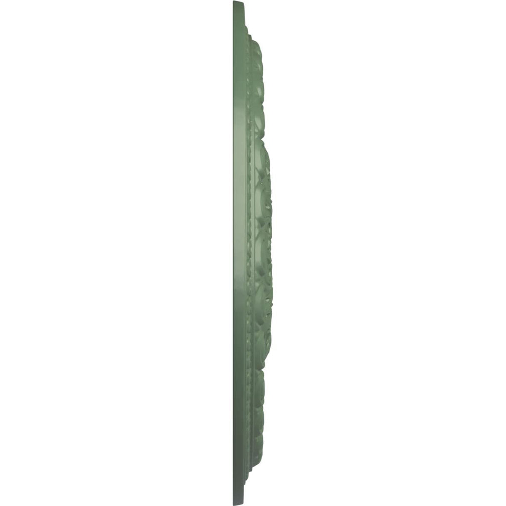 38 3/8"OD x 2 7/8"P Oslo Ceiling Medallion (Fits Canopies up to 7 5/8"), Hand-Painted Athenian Green