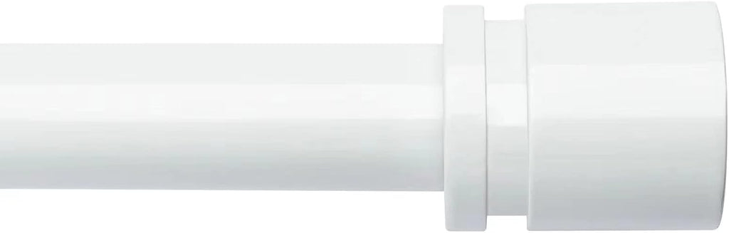 Curtain Rods for Windows 16 to 144 Inches Adjustable Length 1 Inch Diameter Window Curtain Rod with Aluminium End Cap