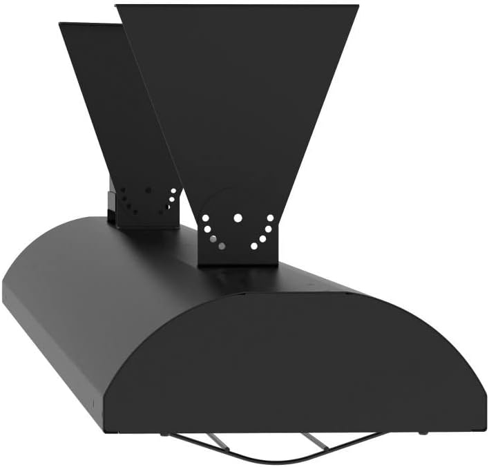 EF60240B 6000W 240V Infrared Electric Patio Heater, Black
