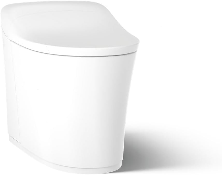 K-77795 Eir Comfort Height One-Piece Elongated, Dual-Flush, Smart Toilet with Bidet Built In, White