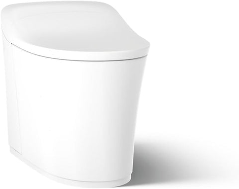 K-77795 Eir Comfort Height One-Piece Elongated, Dual-Flush, Smart Toilet with Bidet Built In, White