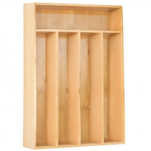 Silverware Organizer Kitchen Drawer Organizer Utensil Organizer Bamboo Silverware Holder Cutlery Organizer in Drawer