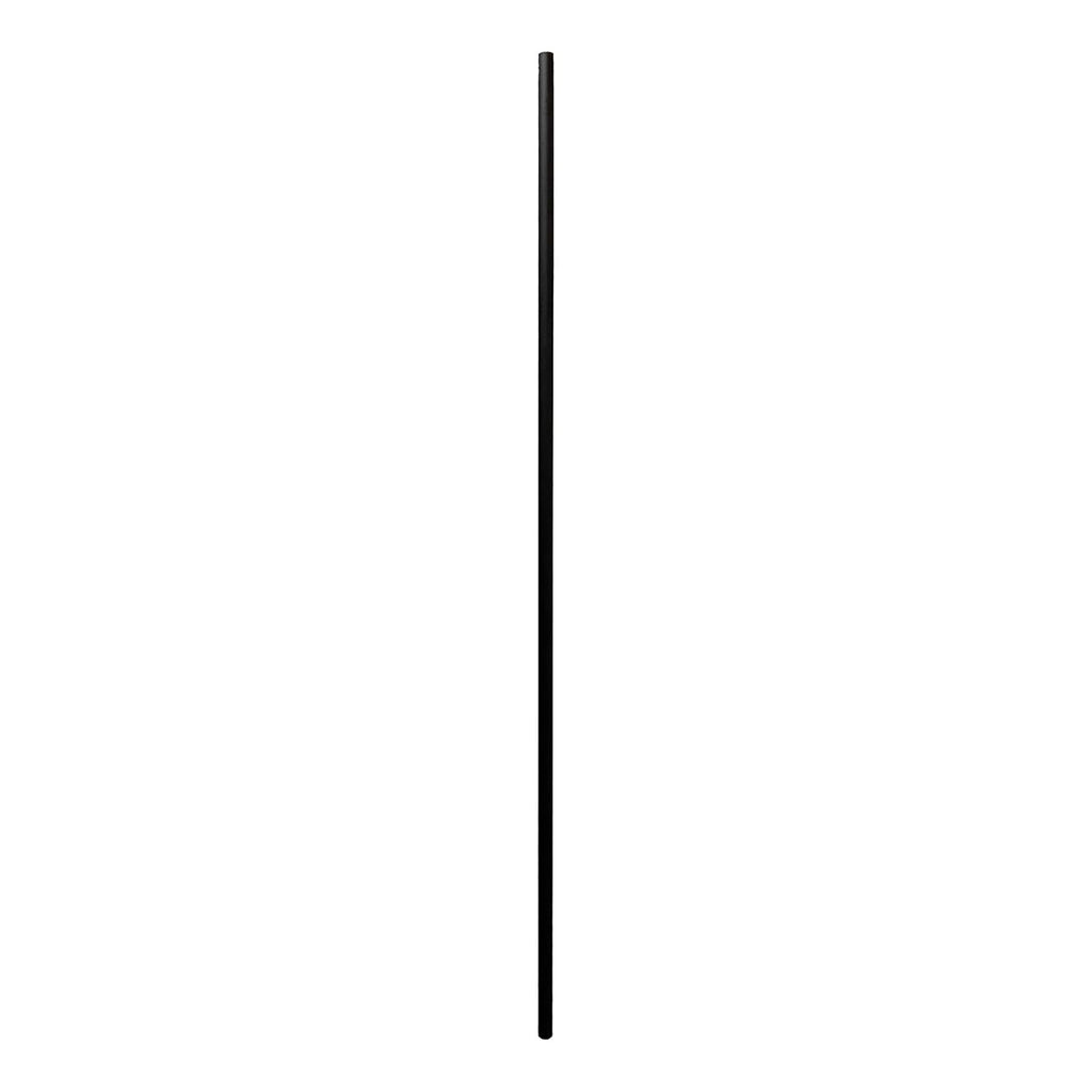 5/8" Round Iron Stair Balusters - 44" Metal Stair Spindles for Indoor Stair Railing & Banister, Hollow, Satin Black