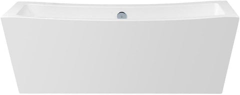 MNO7035SFSR 70" Free Standing Acrylic Soaking Tub with Reversible Drain - White