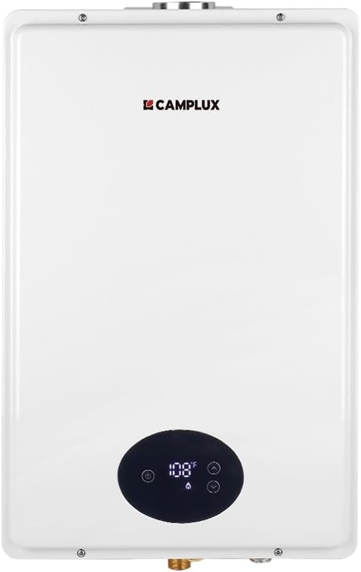 Climatech 5 Tankless Water Heater Gas 5.28 GPM Up to 6.4 GPM, 150, 000 BTU