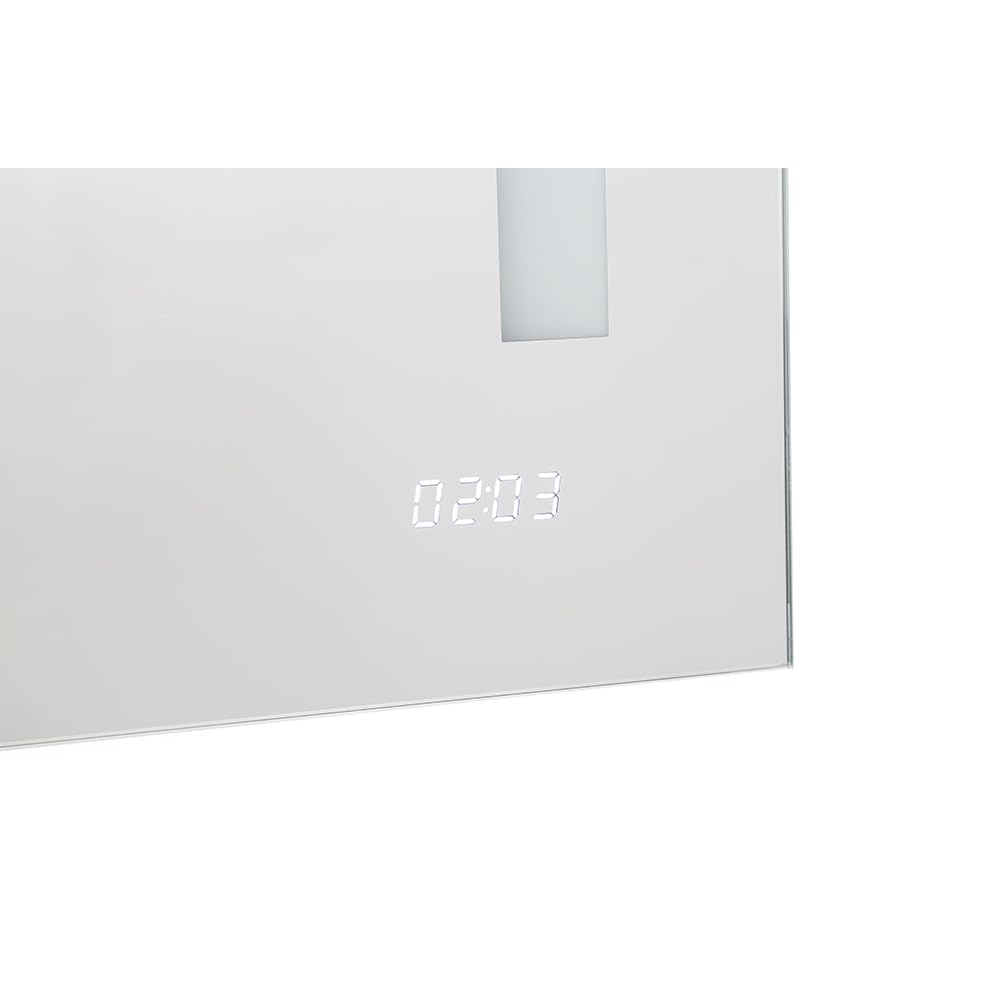 Signature Royale LED Lighted Medicine Cabinet Defogger, 3X LED Lighted Vertically Adjustable Magnifying Mirror