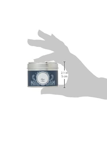 Clean Slate, Scented, Tin, Cotton Wick, Fragrance & Essential Oils, Grey, White Silver, Small