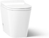 Smart One-Piece Elongated Toilet with Built-In Bidet, Dual Flush, Quiet-Close Lid