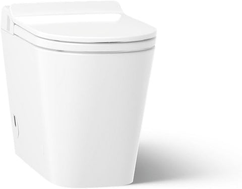 Smart One-Piece Elongated Toilet with Built-In Bidet, Dual Flush, Quiet-Close Lid