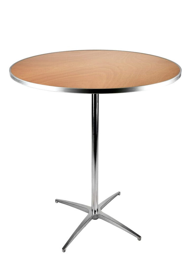 10 Metal 36" (3 Foot) Round Cocktail Table Kits + Steel Table Cart