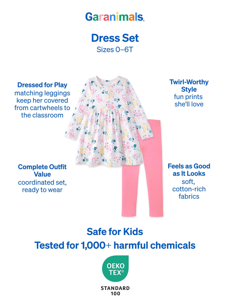Baby & Toddler Girl Dress 2-Piece Outfit Set