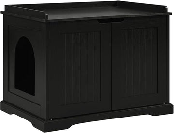 Cat Litter Box Enclosure Furniture, Hidden Litter Box Cover