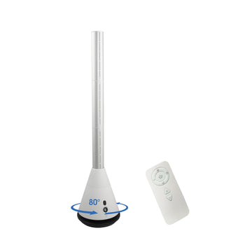 Bladeless Tower Fan 9 Speeds 80° Oscillating Office