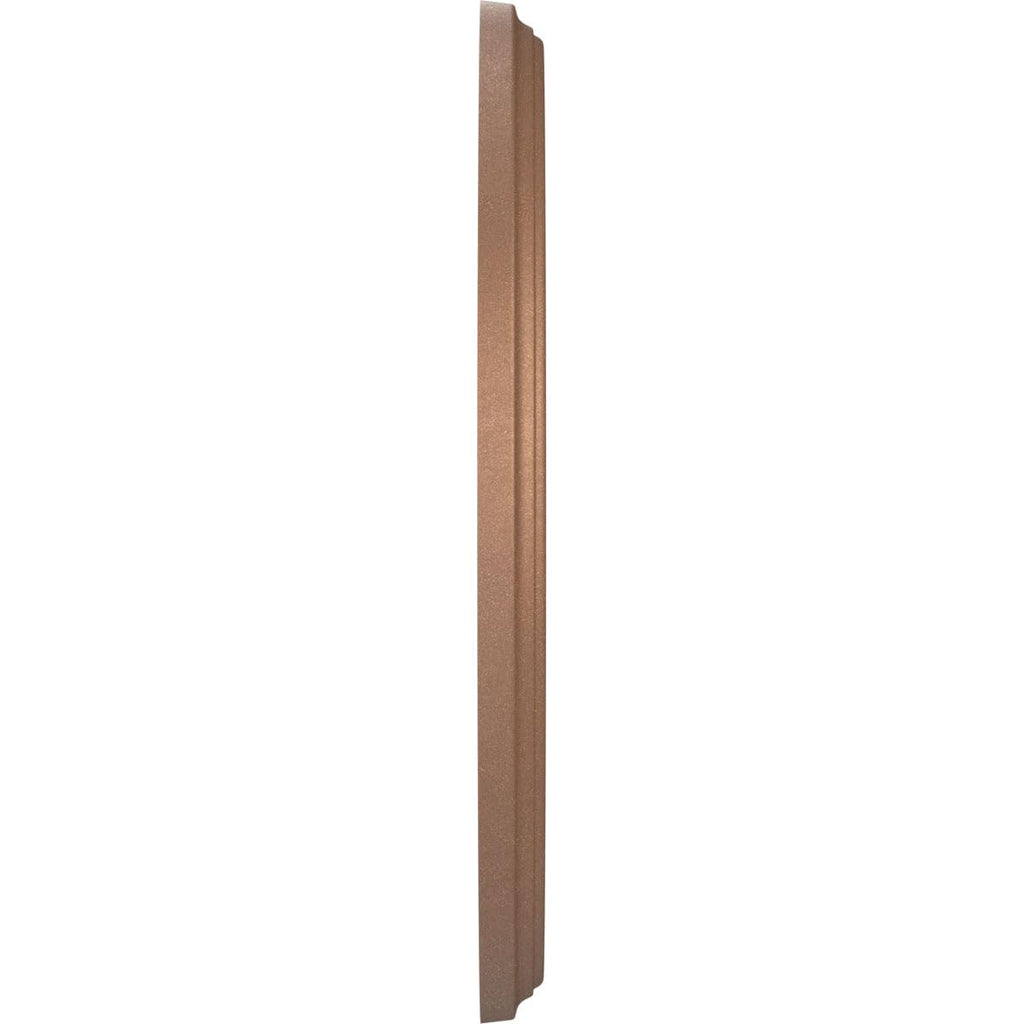 10"OD x 3 1/2"ID x 3/4"P Berkshire Thermoformed PVC Ceiling Medallion (Fits Canopies up to 4 1/2"), Aged Copper