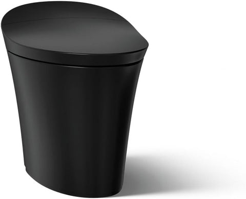 K-5401-PA Veil Dual Flush One Piece Elongated Chair Height Intelligent Toilet - Seat Included with Quiet Close Lid