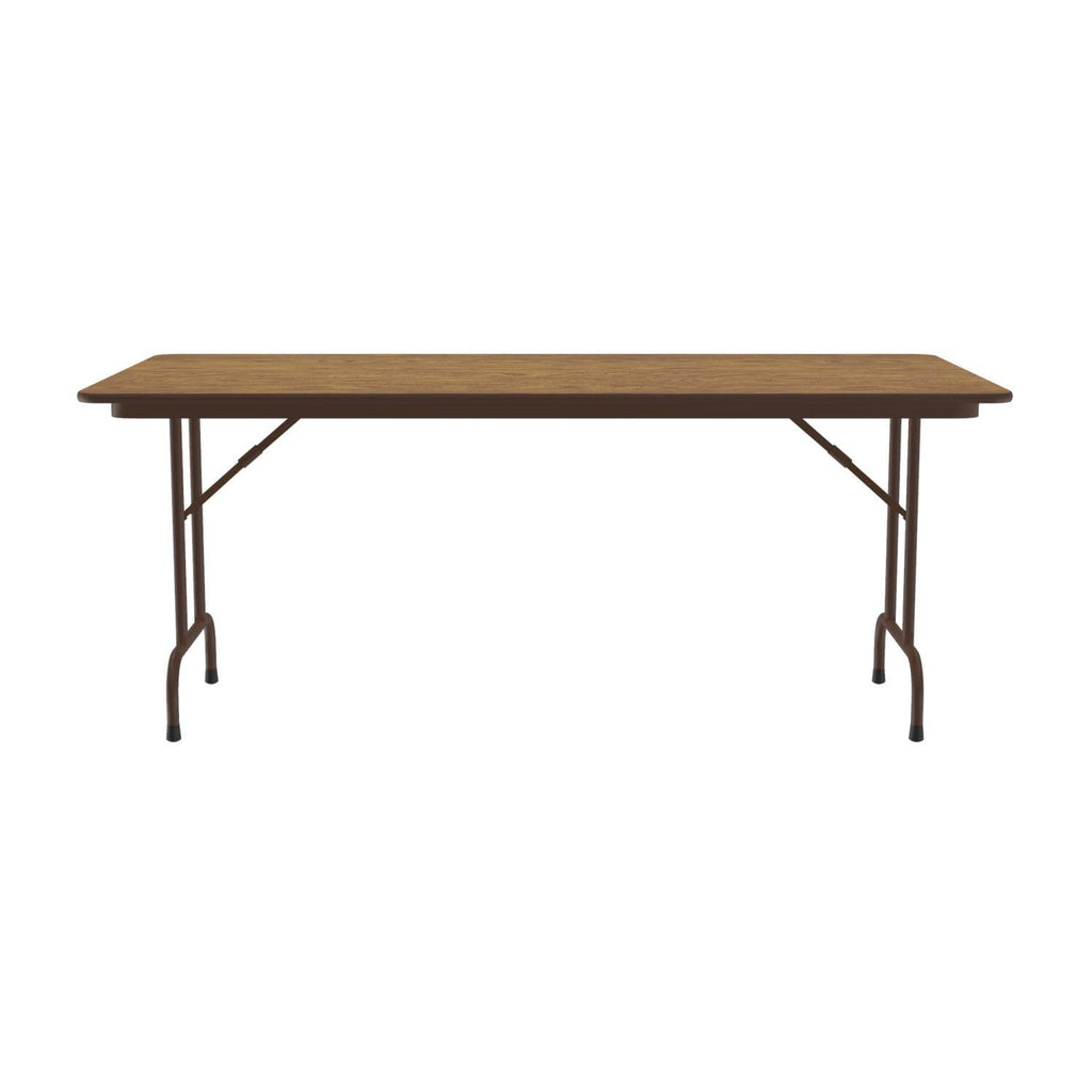 Commercial Laminate Folding Table, 36" x 72", Medium Oak