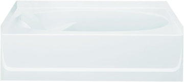 STERLING 71101122-0 Ensemble Bathtub, 60-Inch x 36-Inch x 18.25-Inch, Right-Hand, White
