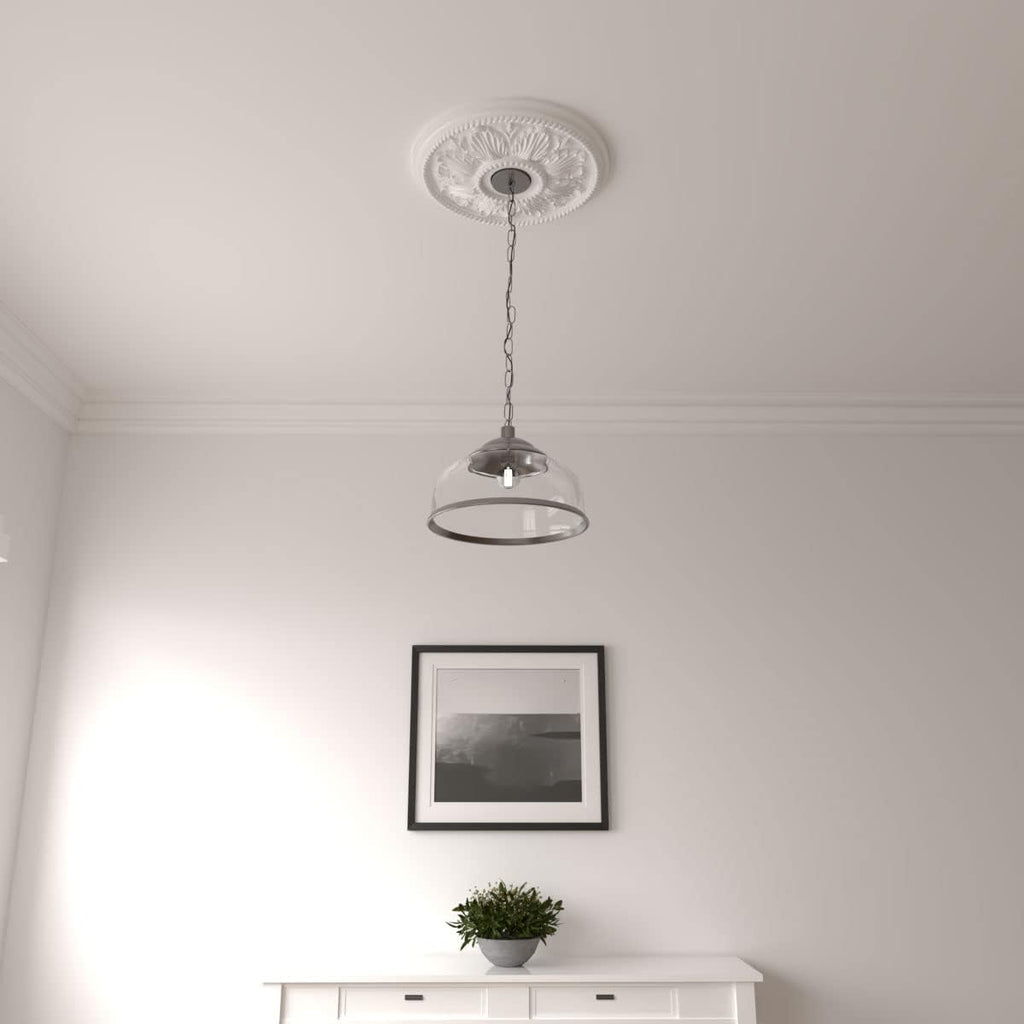 18 1/8-Inch OD x 3 1/2-Inch ID x 2 3/4-Inch Edinburgh Ceiling Medallion