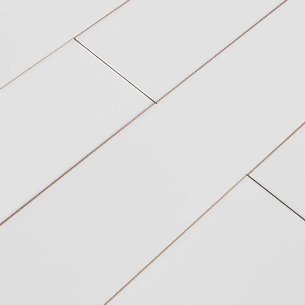 White 4x12 Matte Ceramic Subway Wall Tile Backsplash Bathroom Shower Accent Wall Fireplace Surround - 32 Pieces 11.5