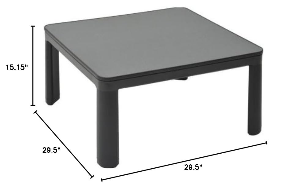Casual Kotatsu (75cm Square) Black ESK-751(B)