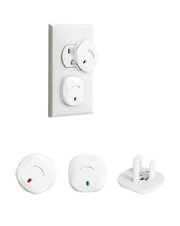 60 Packs Baby Resistant Outlet Covers White - Child Safety