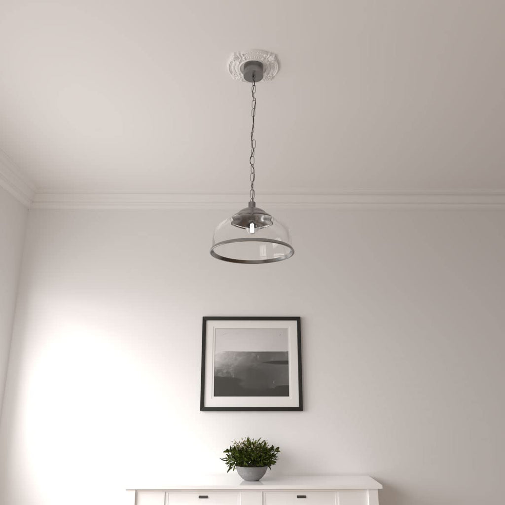 9"OD x 4 1/8"ID x 5/8"P Benson Ceiling Medallion (Fits Canopies up to 4 1/8")