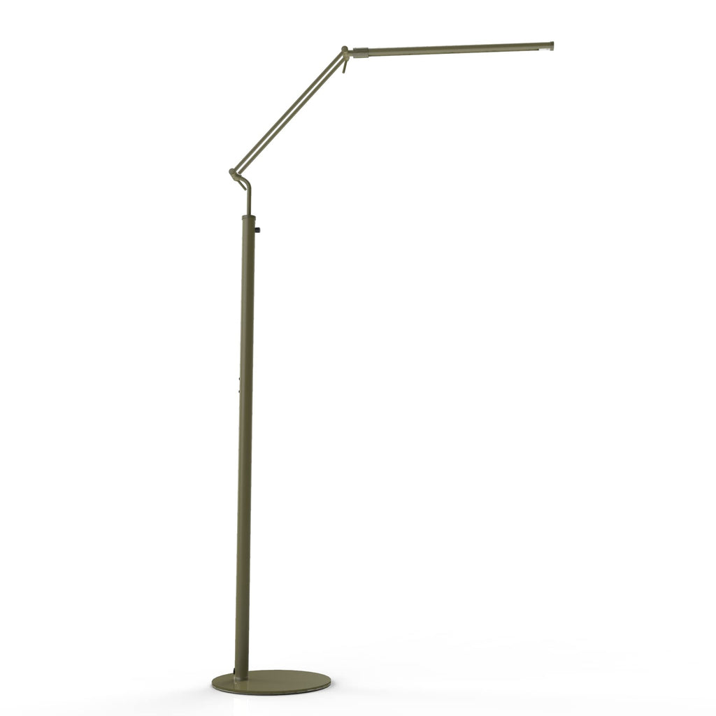 High Powered, dimmable, LED Floor Lamp - Fled-GPS (Antique Brass)