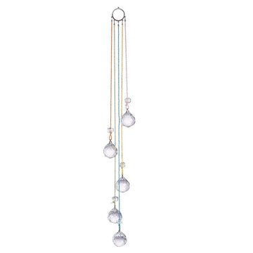 Crystals Ball Prisms Suncatcher Hanging Ornament Rainbow Maker, Garden Decoration