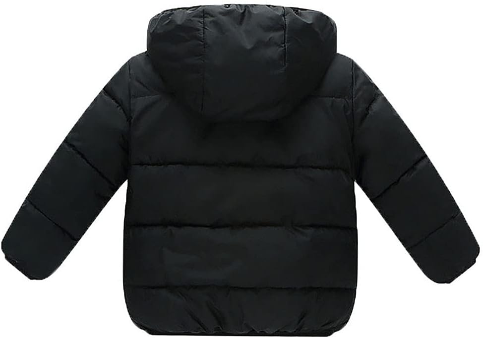 Baby Girls Boys' Winter Fleece Jackets with Hooded Toddler Warm Lined Coat Outer Clothing 1-6 Years