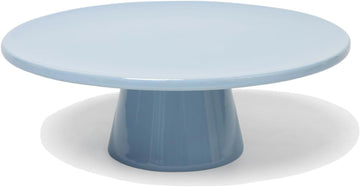 THE Cake Stand, 10 Inch Ceramic Pedestal Dessert Stand, Periwinkle