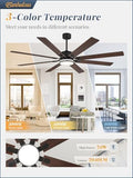 Fanbulous 72 Inch Black Ceiling Fan - Image 2