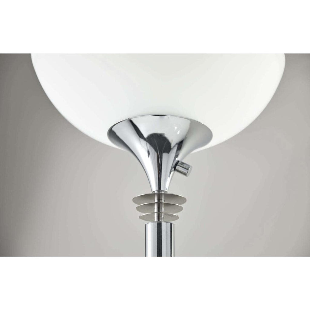 Metropolis Floor LAMP - Chrome Chrome