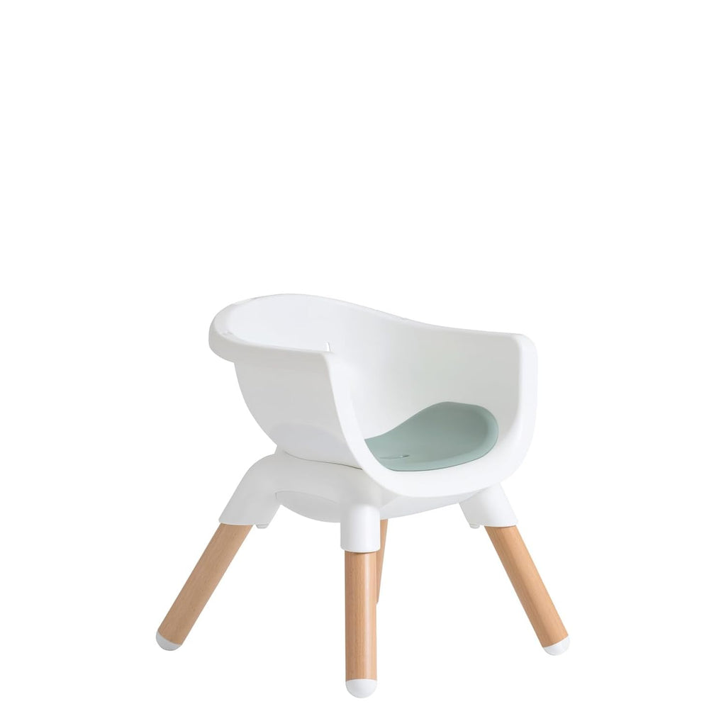 Chai Multi-Mode Highchair - European Beech Wood, Convertible, 9+ Modes, Birth up to 60 lb. (Mist) | European Beech