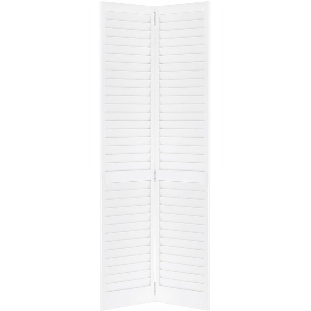 Bi-fold Door Louver Louver Plantation Primed White (36x80)