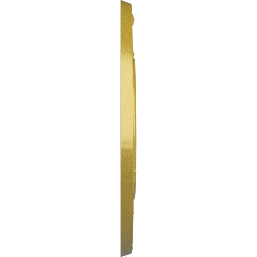 8" x 3-7/8" x 1/2" Daniela Ceiling Medallion, Rich Gold