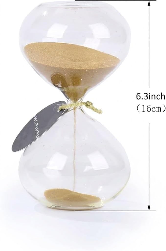 Puff Sand Timer, Hourglass Sand Timers, Inspired Glass